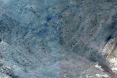 Layered Material and Wall Spur in East Candor Chasma
