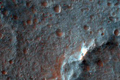 Pitted Cones in Coprates Chasma
