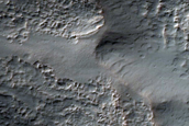 Greater Terra Sirenum Crater Rim or Escarpment

