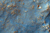 Ridges in Sinai Dorsa
