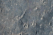 Interaction of Ejecta Blanket and Pre-Existing Mound

