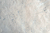 Pit in Southwest Caldera of Olympus Mons
