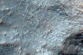 Steep Slopes of Impact Crater

