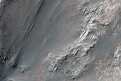 Monitor Slopes on North Wall of Coprates Chasma
