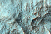 Alluvial Fans in Coprates Chasma