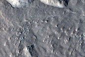 Melt Pools around Sinton Crater
