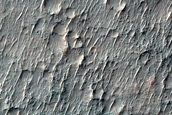 Landforms South of Sirenum Tholus