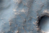 Channels West of Jori Crater