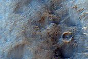 Bedrock in Libya Montes