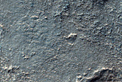 Possible Olivine-Rich Ejecta from Crater in Argyre Region