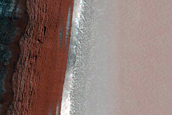 Active North Polar Layered Deposits Scarp Avalanche Monitoring