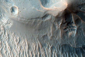 Light-Toned Deposits along Ius Chasma Wallrock