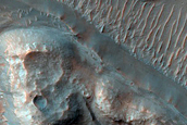 Alluvial Fans in Coprates Chasma