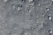 Channel in Amenthes Planum