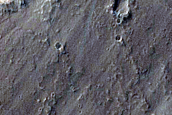 Faulted and Embayed Low Shield East of Pavonis Mons