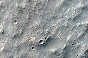 Channel Wall on Hadriaca Patera Flank