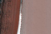 Active North Polar Layered Deposits Scarp Avalanche Monitoring