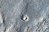 Impact Crater Near Phlegra Montes