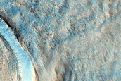 Crater with Sunken Ejecta in Utopia Planitia