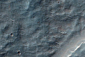 Margin of Flow Feature Near Bond Crater
