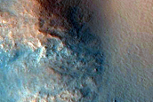 Monitor Gullies on Central Peak and Crater Wall
