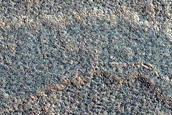 Topography of Rampart Crater