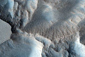 Scarps in Milankovic Crater
