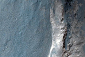 Light-Toned Spur in North Melas Chasma Wall Rock