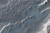 Leveed Rugged Lava Flow in Daedalia Planum