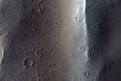 Layers in Trough in Ceraunius Fossae