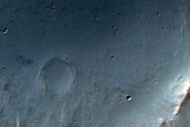 Lassell Crater with Possible Kaolinite