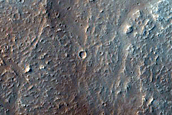 Lava Channel Through Crater Ejecta