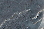 Leveed Rugged Lava Flow in Daedalia Planum