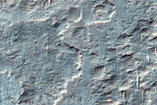 Plateau Surfaces Southwest of Ganges Chasma