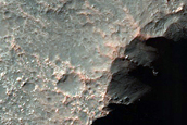 Floor of Saheki Crater