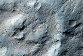 Mound in Holden Crater