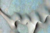 Dune Monitoring in Kunowsky Crater