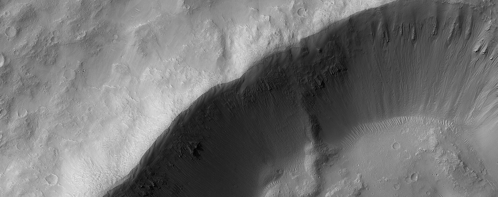 An Oblong Impact Crater in Terra Cimmeria