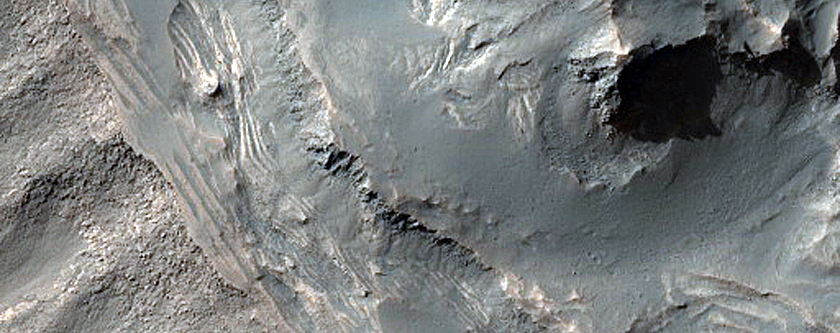 Layering in Melas Chasma