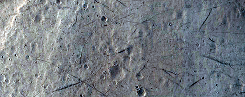 Delta or Fan at Erosion-to-Deposition Transition on Crater Floor