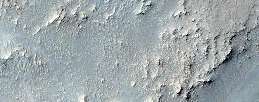 Ridges and Differing Thermal Terrains in Northwest Syrtis Major Planum 