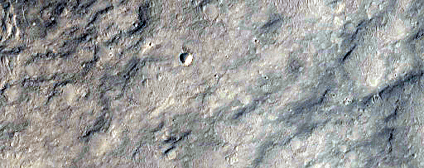 Peace Vallis in Gale Crater