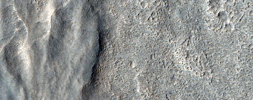 Pedestal Crater West of Lyot Crater