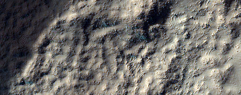 Monitor Slopes of 5-Kilometer Diameter Impact Crater