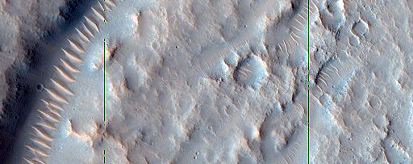 Meandering Channels on Western Edge of Acidalia Planitia