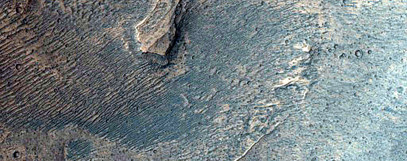 Transect along Baetis Chasma