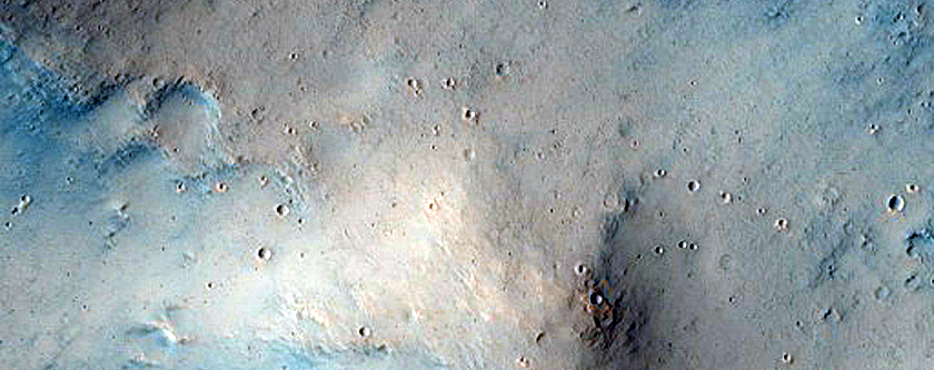 Terrain South of Wien Crater
