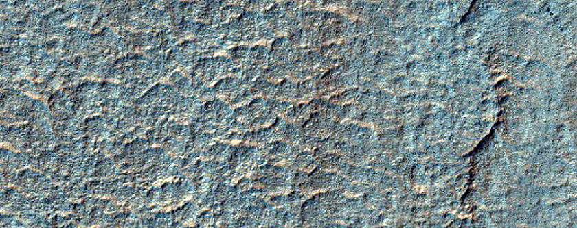 Crater in Hellas Planitia 