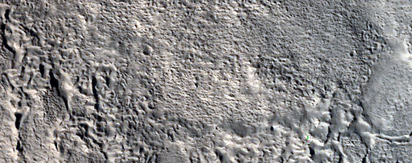 Crater Features near Mareotis Fossae