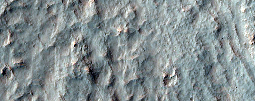 Northern Ejecta and Rays of Istok Crater